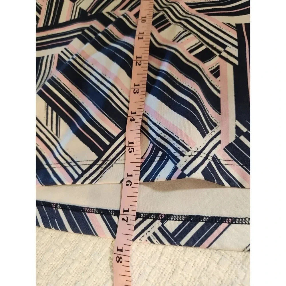 Adidas Golf Ultimate Printed Skort Night Indigo/True Pink Sz XL - Picture 6 of 9